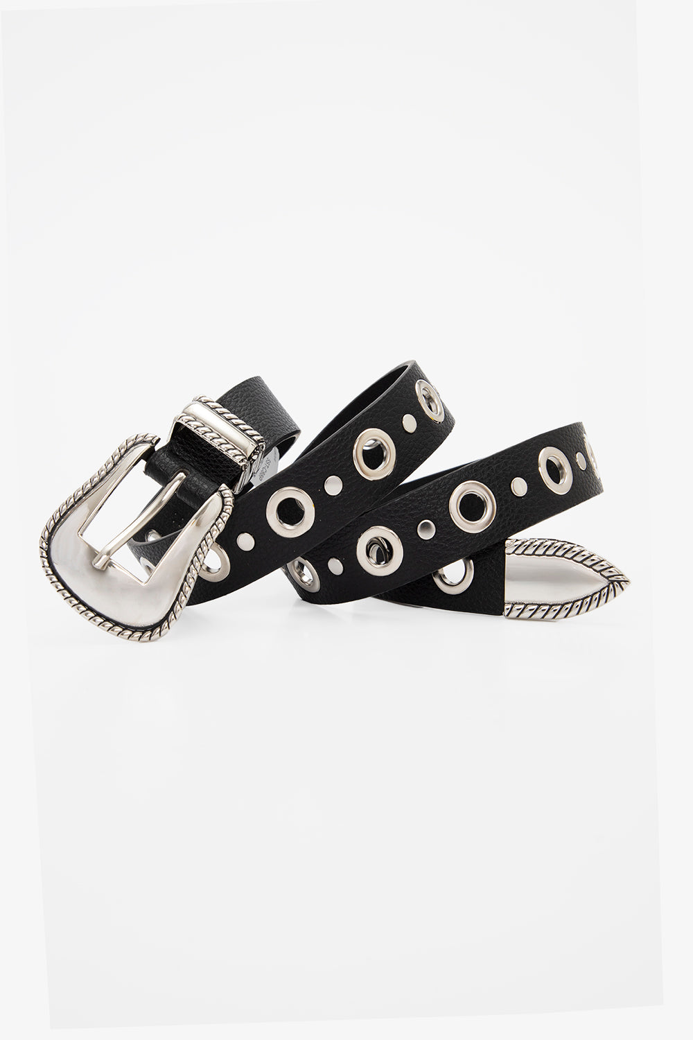 Cinto de ilhós - Prata