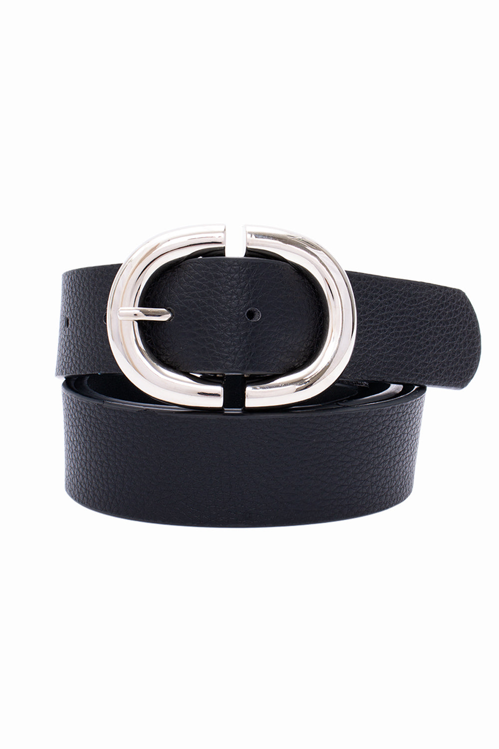 Cinto fivela de metal Prata