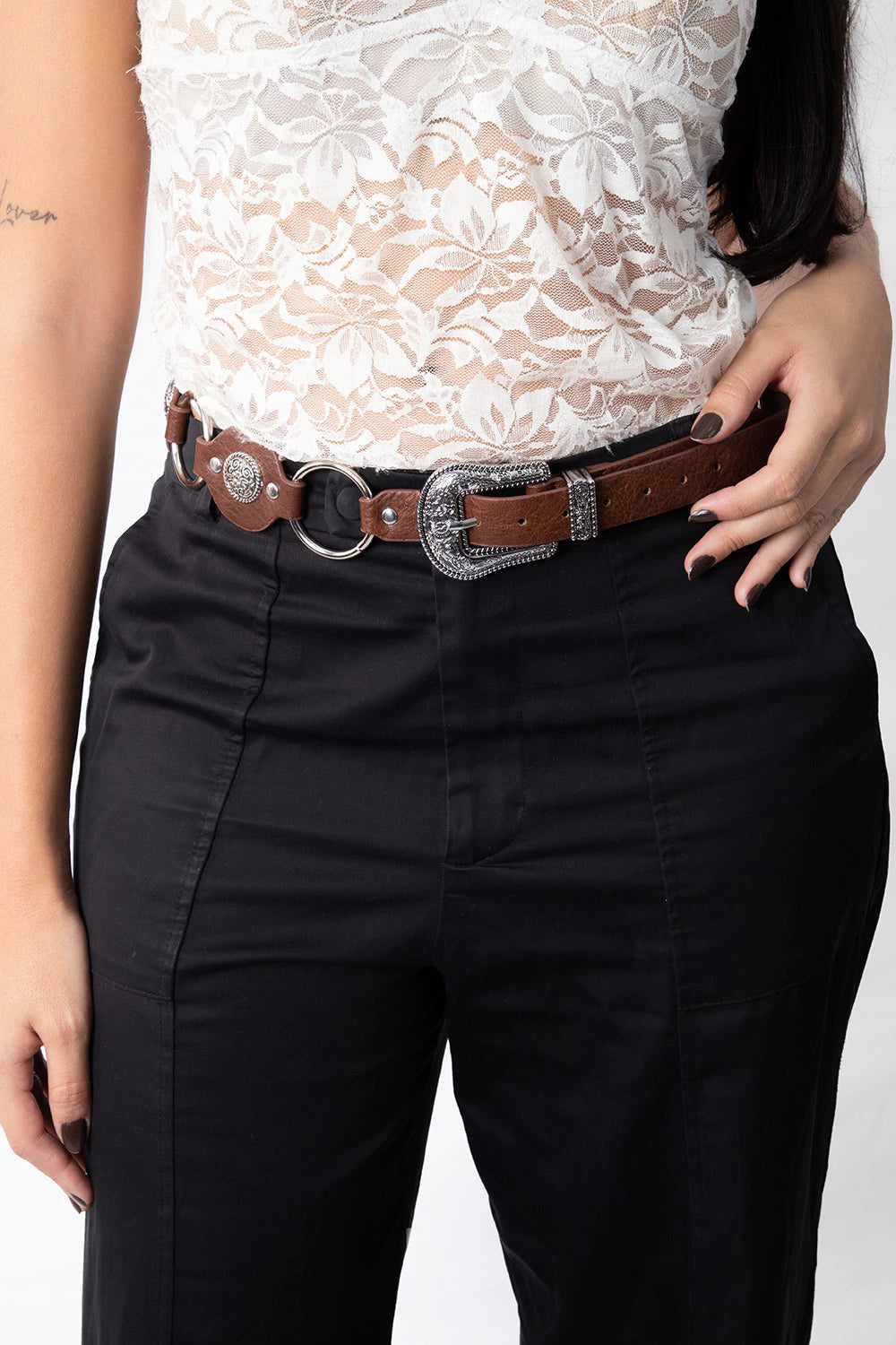 Cinto Boho com aplicações