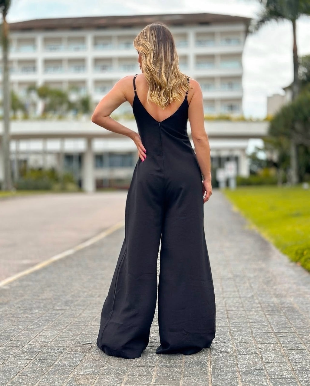 Macacão Carolina - Preto