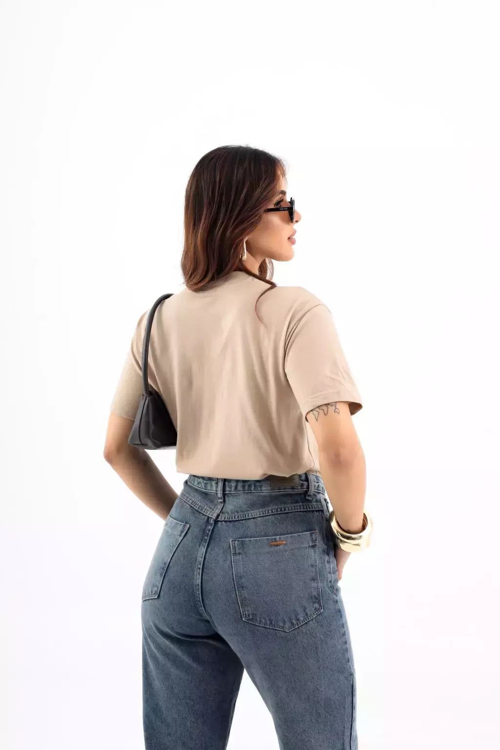 Camiseta Simple - Bege