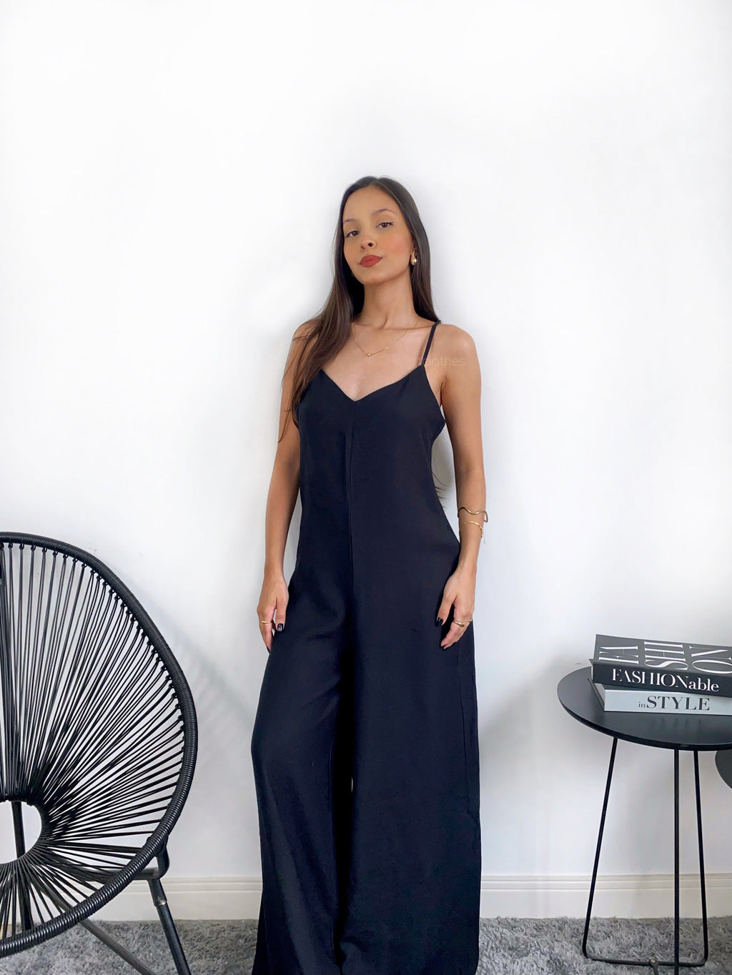 Macacão Carolina - Preto