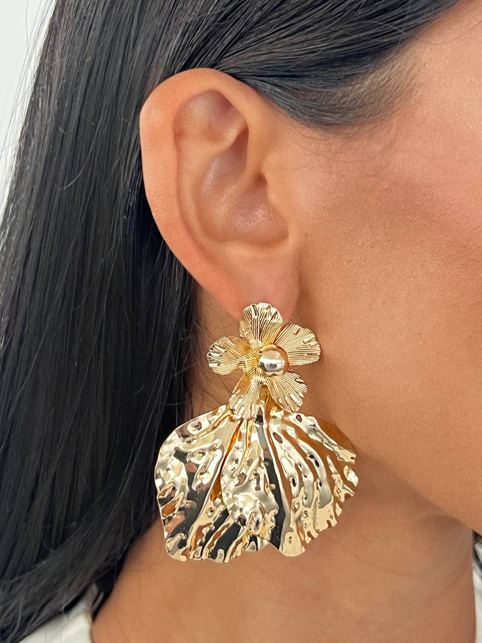 Brinco de Flor - Prata 925