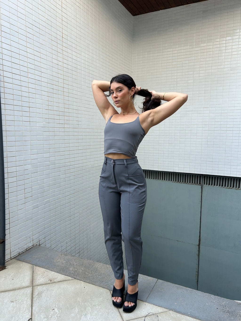 Calça Benne - Cinza