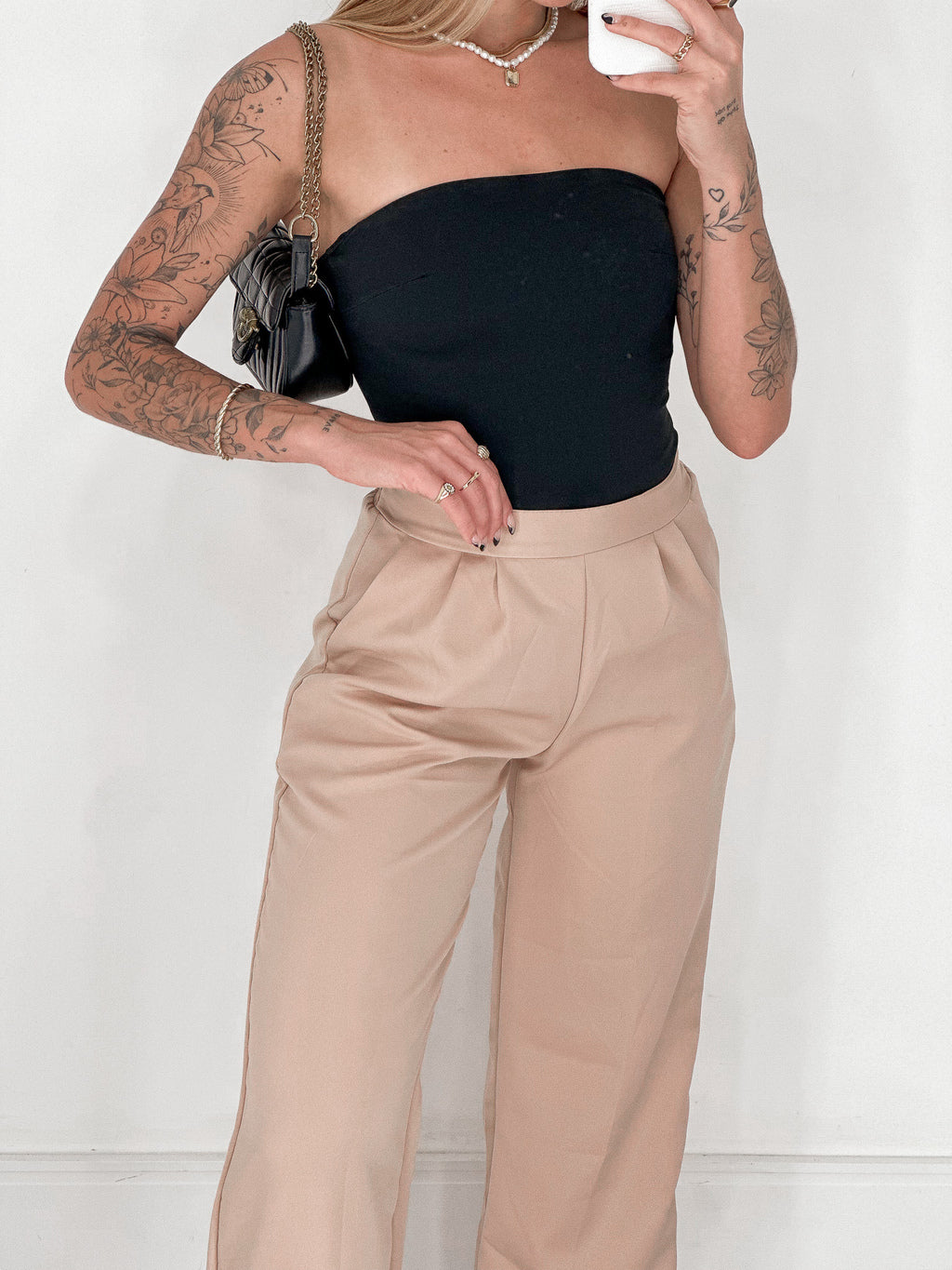 Body sem alça - Preto