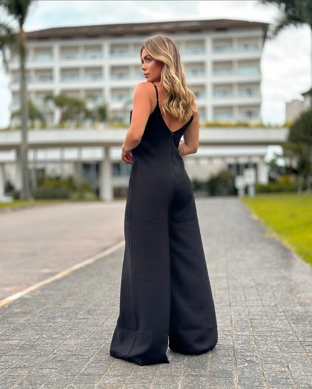 Macacão Carolina - Preto