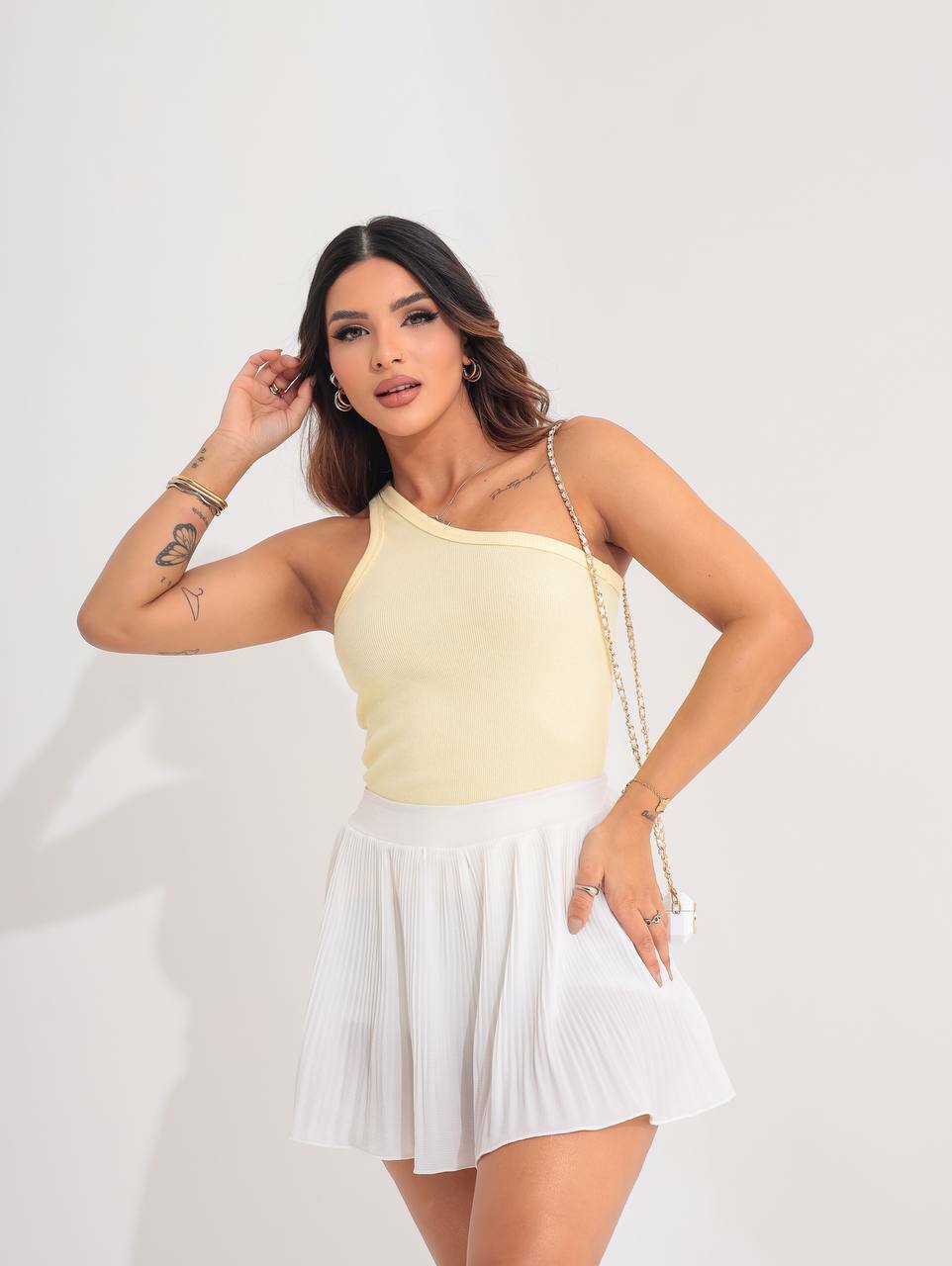 Regata Side - Amarelo Candy