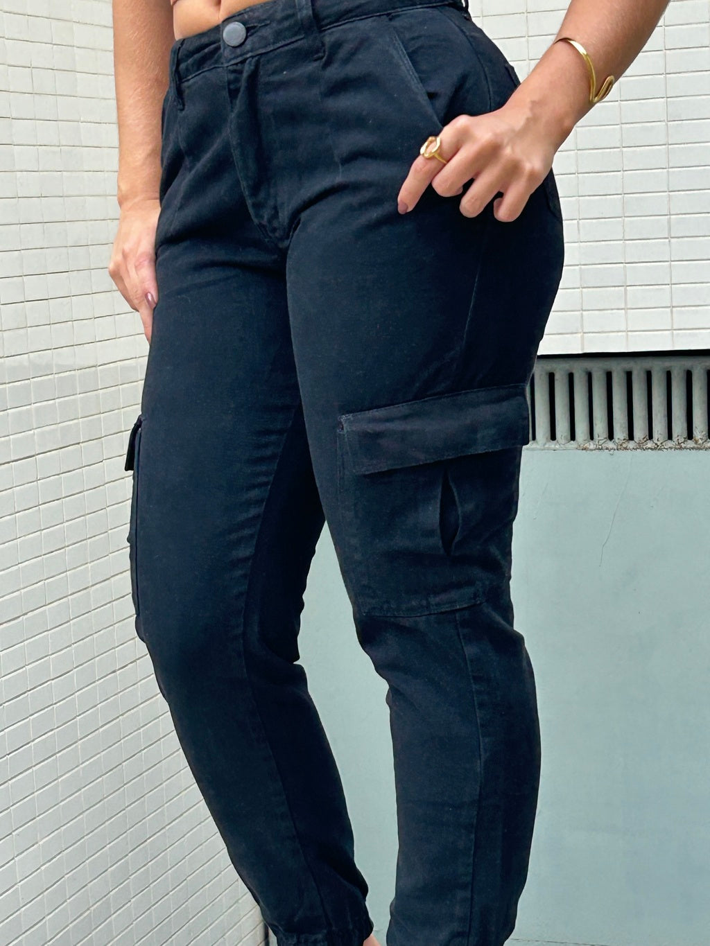 Calça cargo Mone - Preta