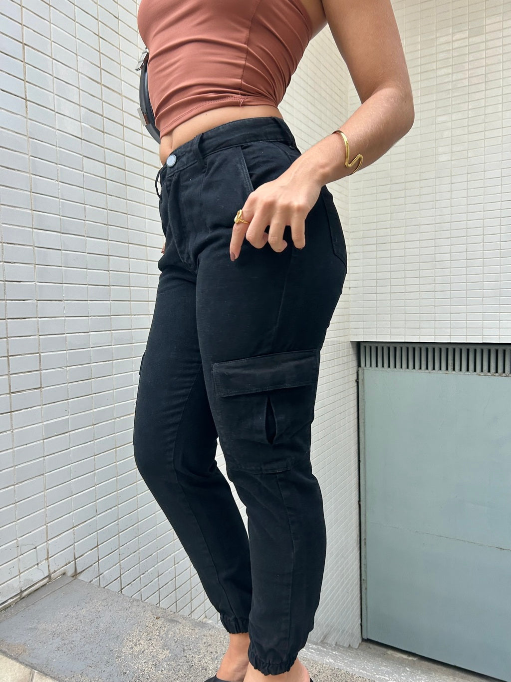 Calça cargo Mone - Preta