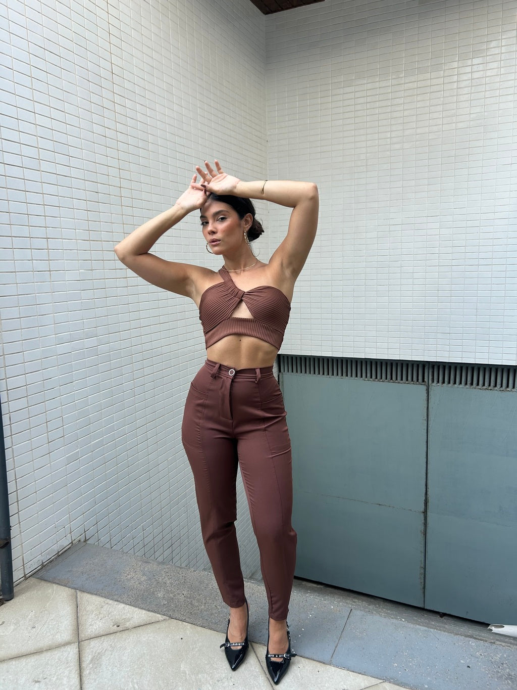 Calça Benne - Marrom