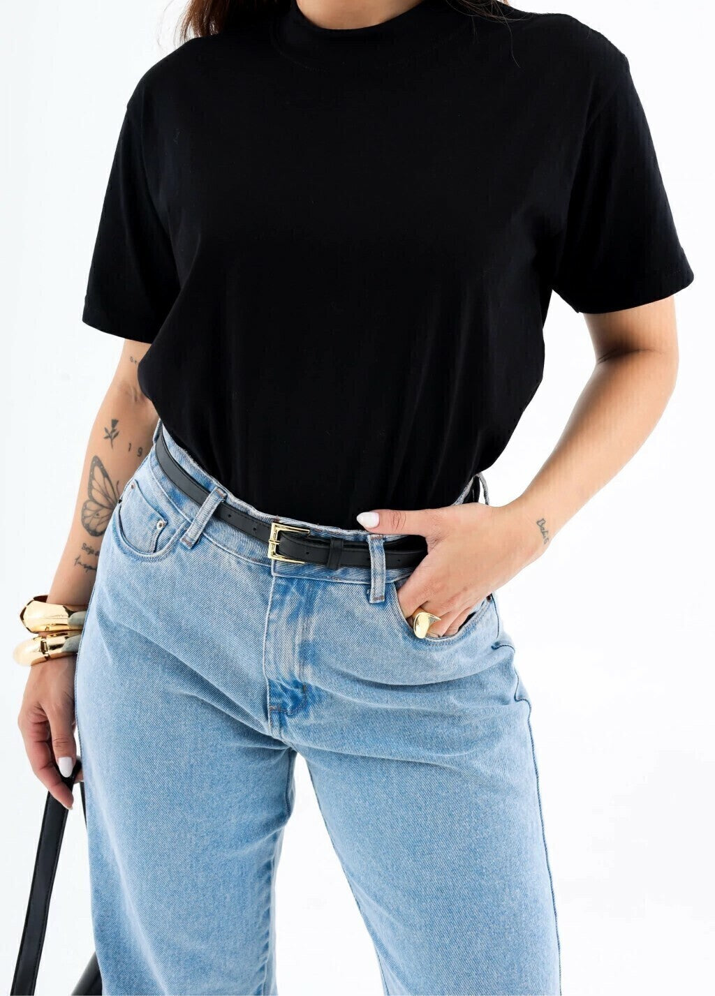 Camiseta Simple - Preta